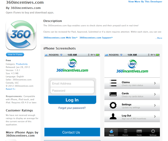 Projects: 360 Incentives.